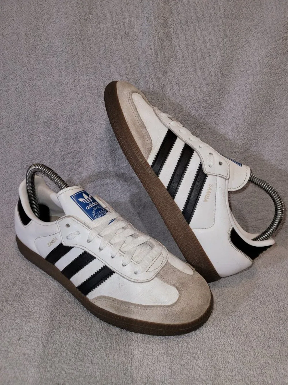 Adidas Originals Samba OG White/Black Big Kids Size 5.5 IE3675 (#1642)